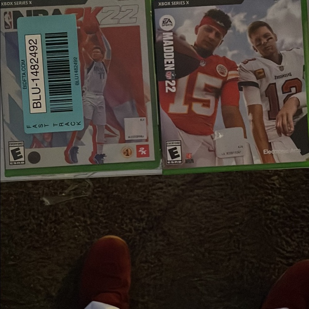 Xbox series X madden 22 and NBA 2K22